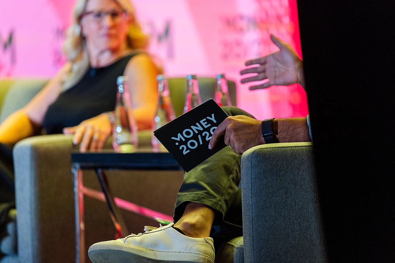 Money20/20 USA stage discussion photographed during the 2025 event